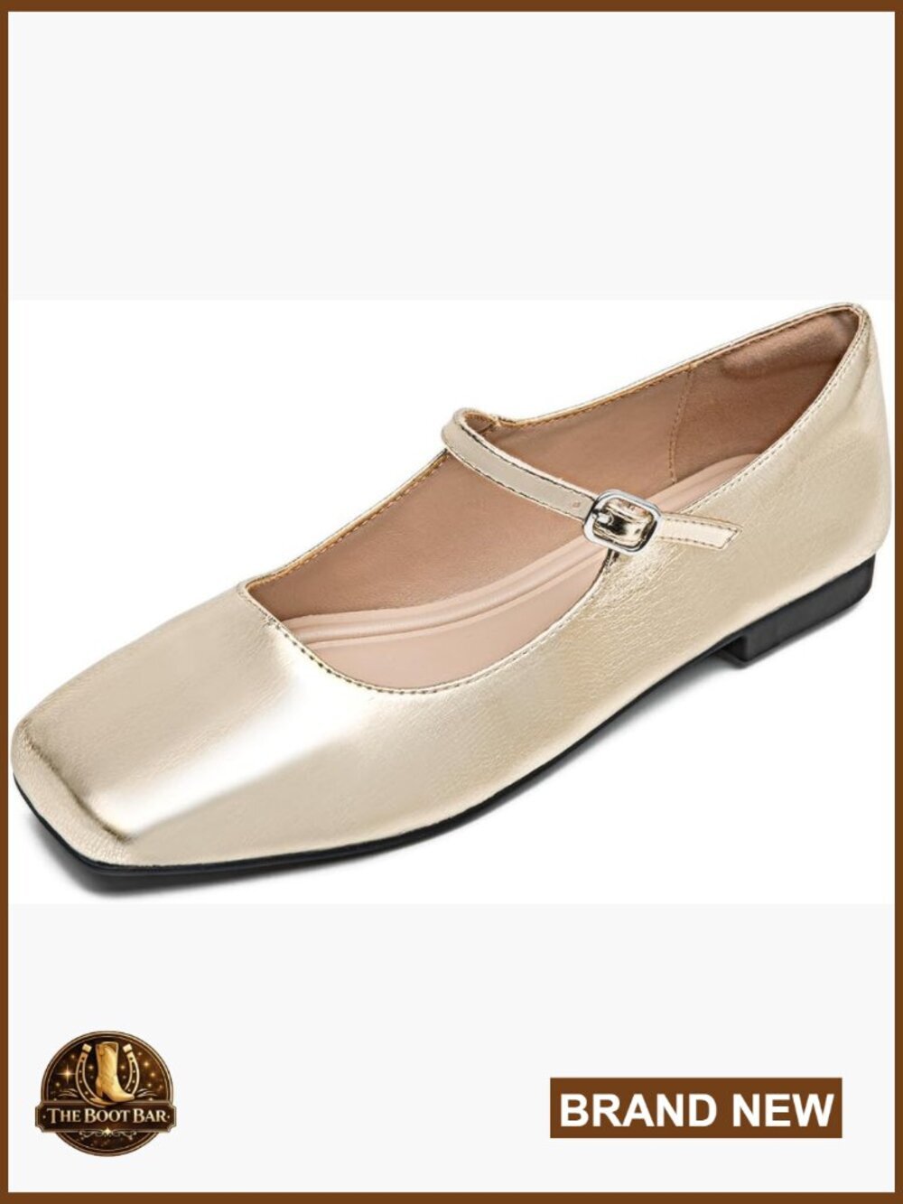 Women Mary Jane Shoes Slip On Ankle Strap Dress Flats
